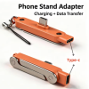 Type C Phone Charging Bracket Adapter 240W Fast Charging OTG USB-C Male to USB-C Female Converter With foldable Holder (Pre Order)