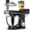 8L Multifunctional Stand Mixer Commercial & Home Use Electric Dough Kneader Juice Extractor & Meat Grinder Combo Heavy-Duty