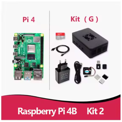 Raspberry Pi 4 Model B (4B), Available with 1GB/2GB/4GB/8GB RAM, Quad-Core CPU, 1.5GHz Clock Speed, Optional Kit